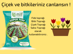 Nif Organik Süper Torf 10- Çiçek ve Saksı Toprağı 10 LT