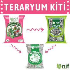 TERARYUM KİTİ - Teraryum malzemeleri ve Fanus için Mıcır , Toprak